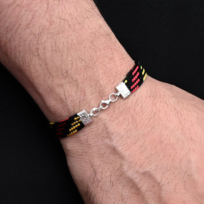 Silver Exclusive Retro Style Knitted Moli Bracelet