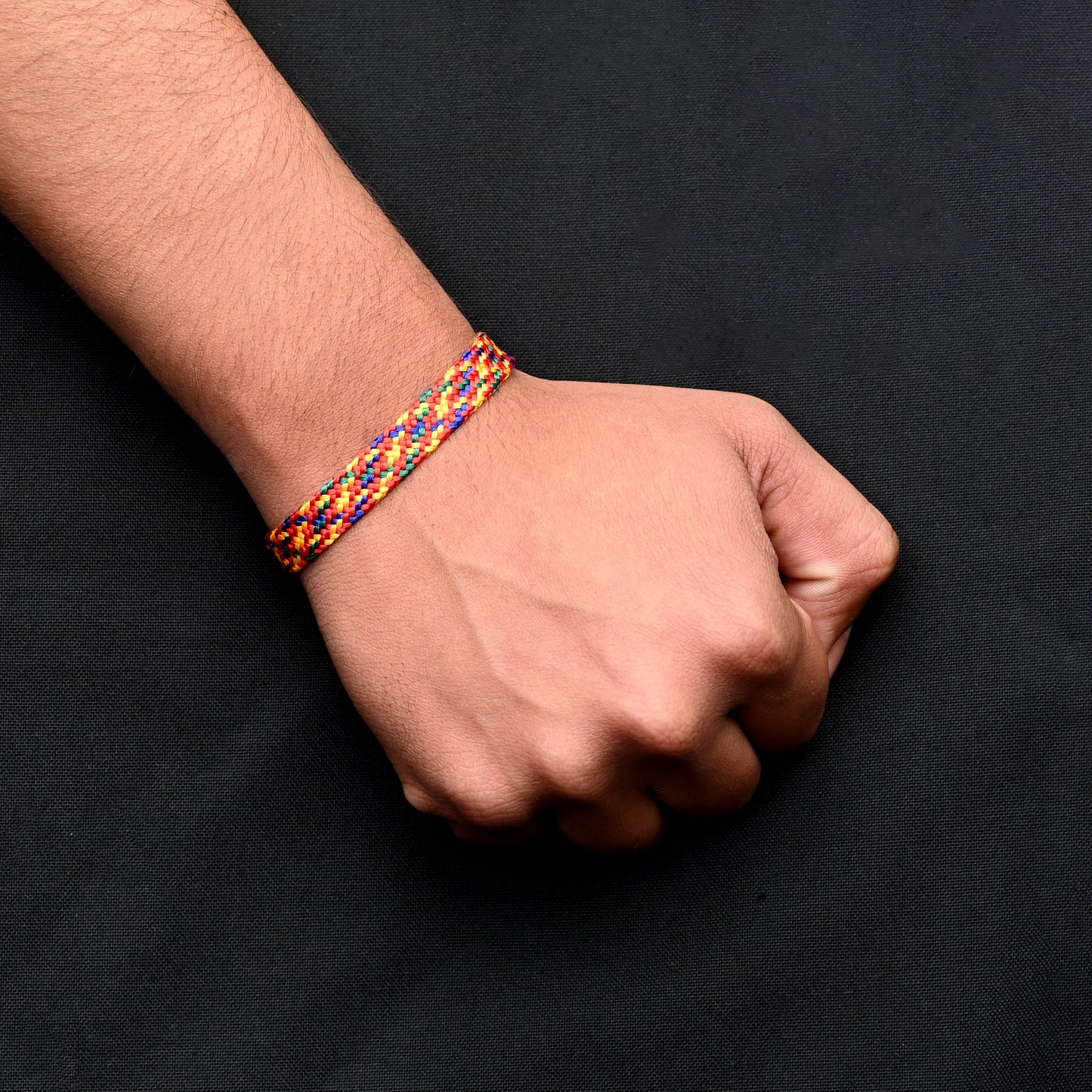 Beautiful Multi-Color Silver Dhaga Moli Bracelet for Fashion