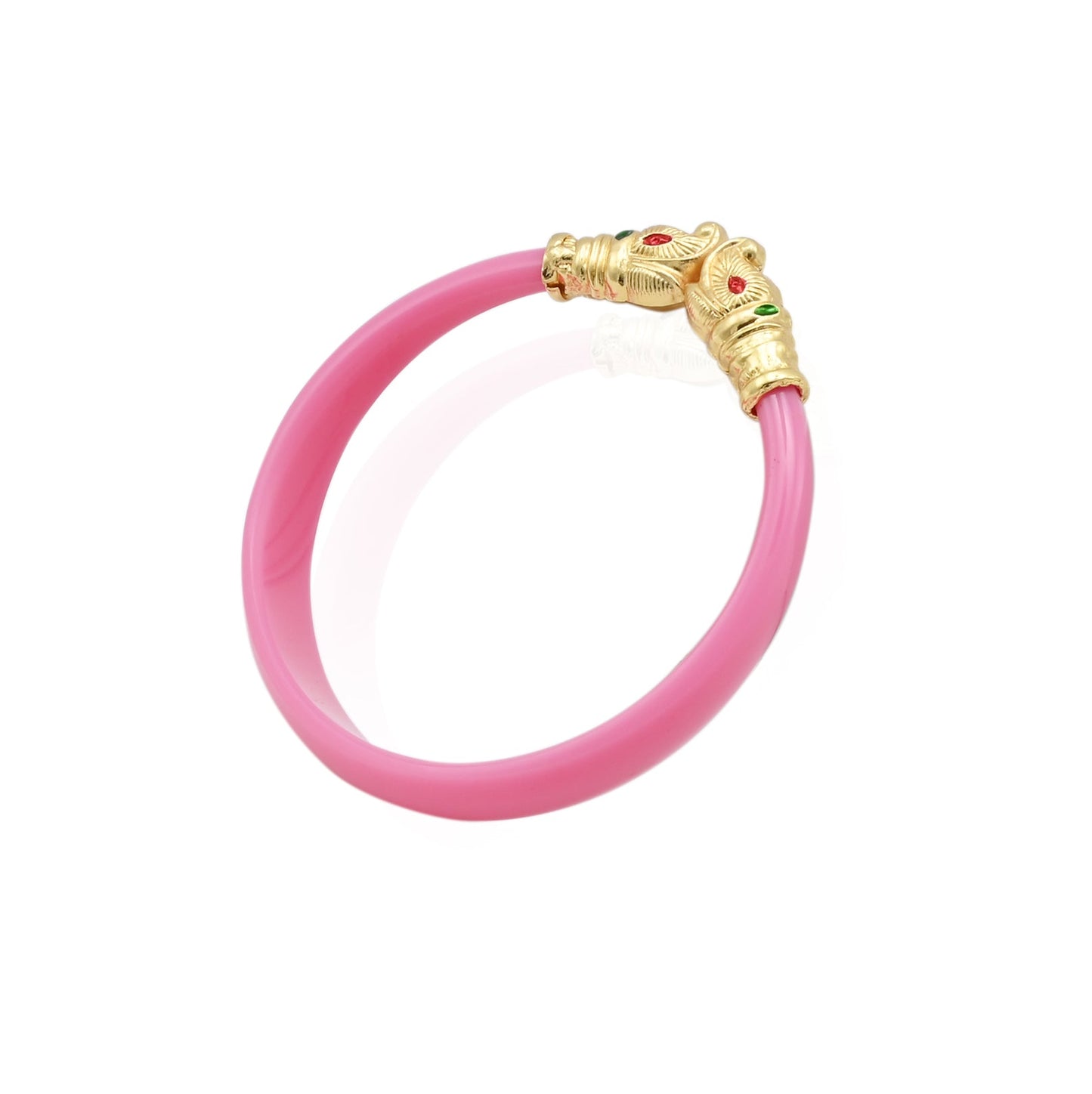 Silver Gajmukh Girls Bangles