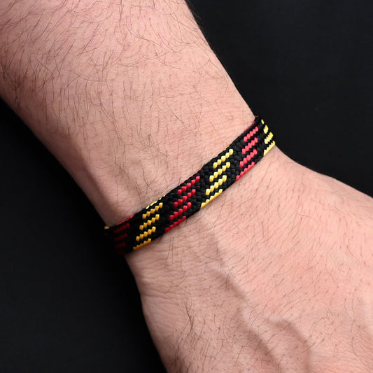 Silver Exclusive Retro Style Knitted Moli Bracelet