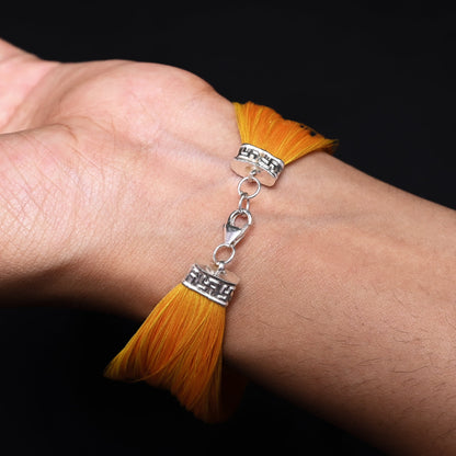 SILVER YELLOW THREAD MOLI