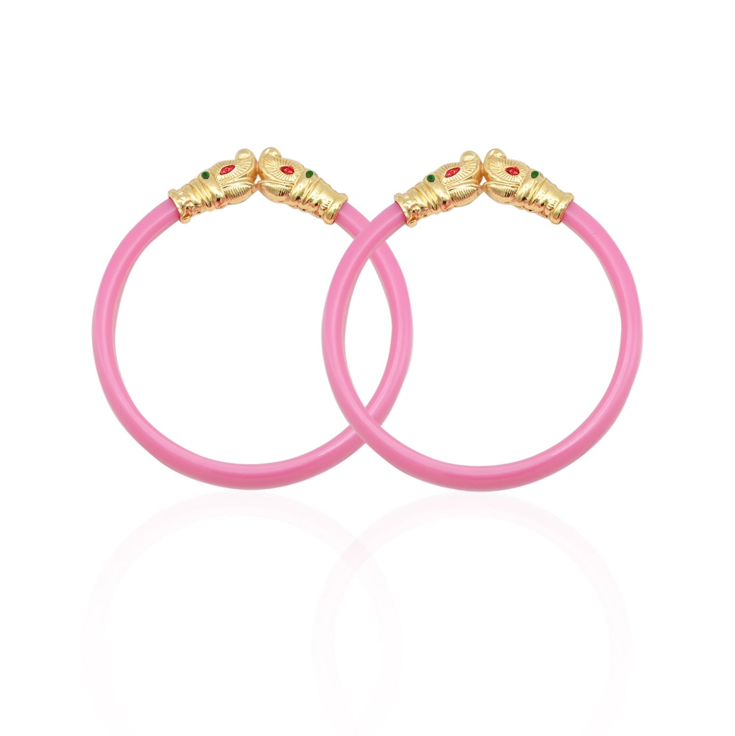 Silver Gajmukh Girls Bangles