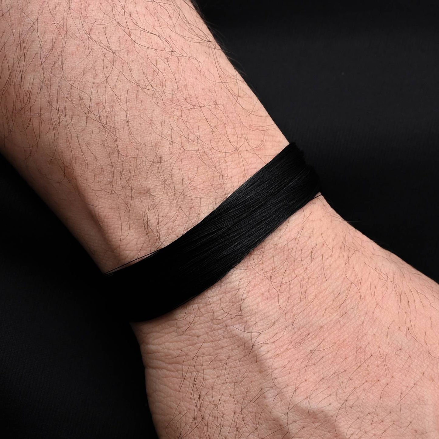 Silver Exclusive Black Moli Bracelet for Men