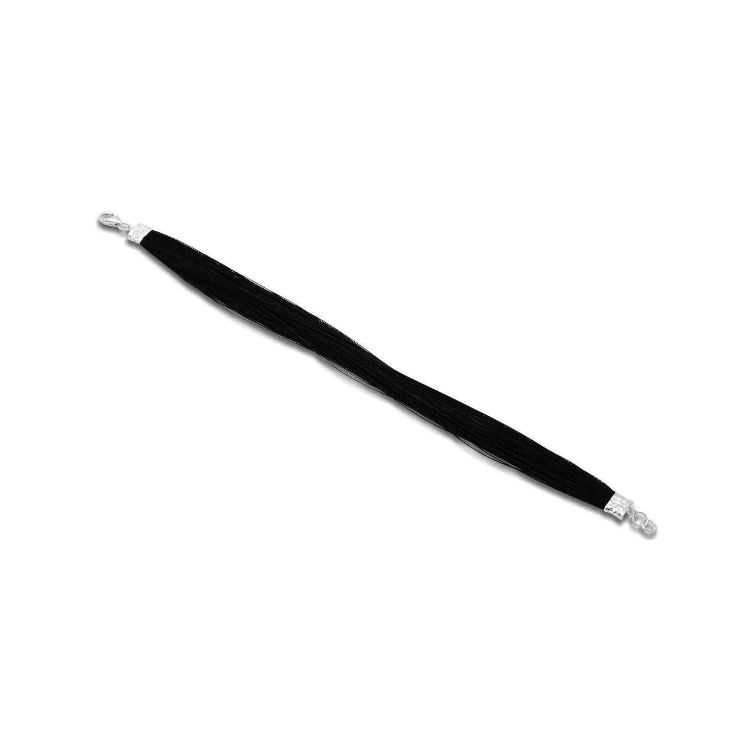 Silver Exclusive Black Moli Bracelet for Men